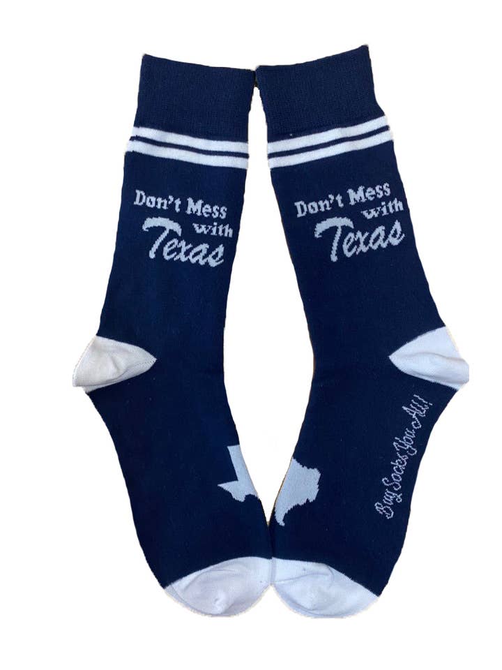No te metas con los calcetines de hombre de Texas para venta al por mayor de Buy Socks You All