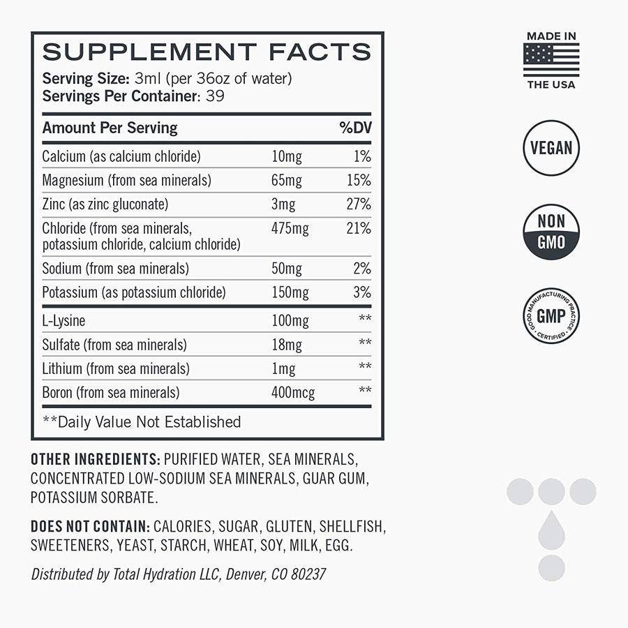 Total Hydration – wholesale Powdered health drink – DayLyte Electrolyte Concentrate6