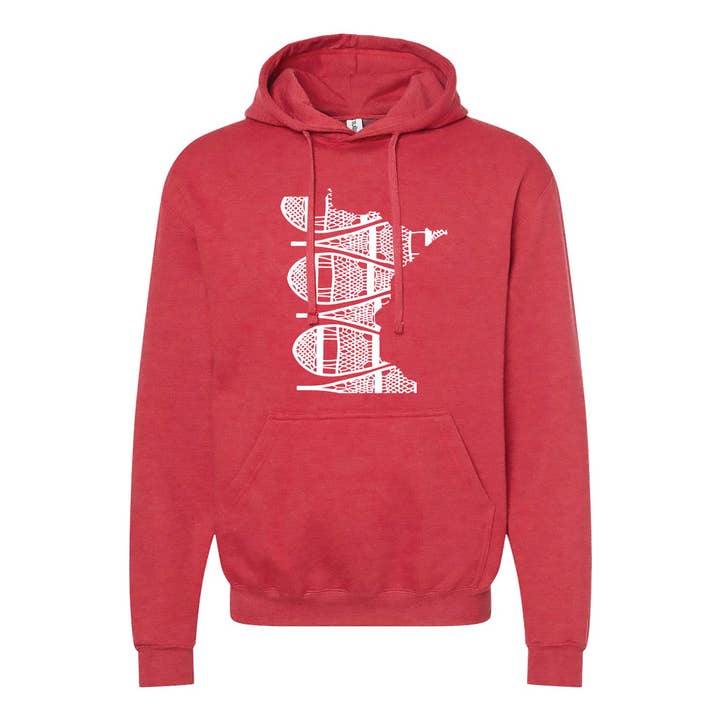 Snowshoe Minnesota Hoodie für den Großhandel von Minnesota Awesome