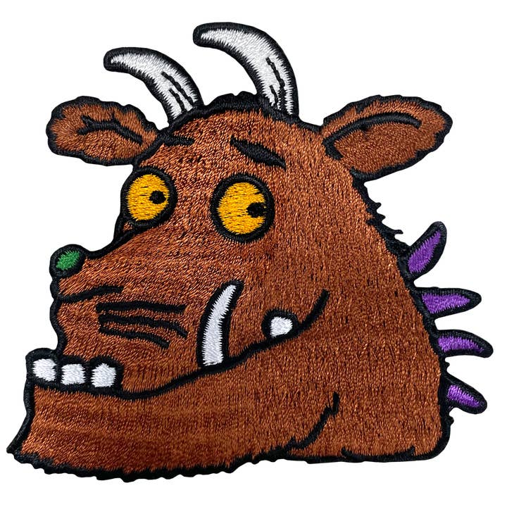 Gruffalo Head Sew On Patch for wholesale by Pawprint Family