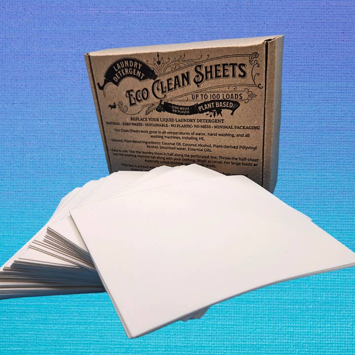 Symbiotic Products LLC - Wholesale Laundry Detergent Powder/Pods - Laundry Detergent Sheets PREMIUM SCENTS | 100 Loads Retail