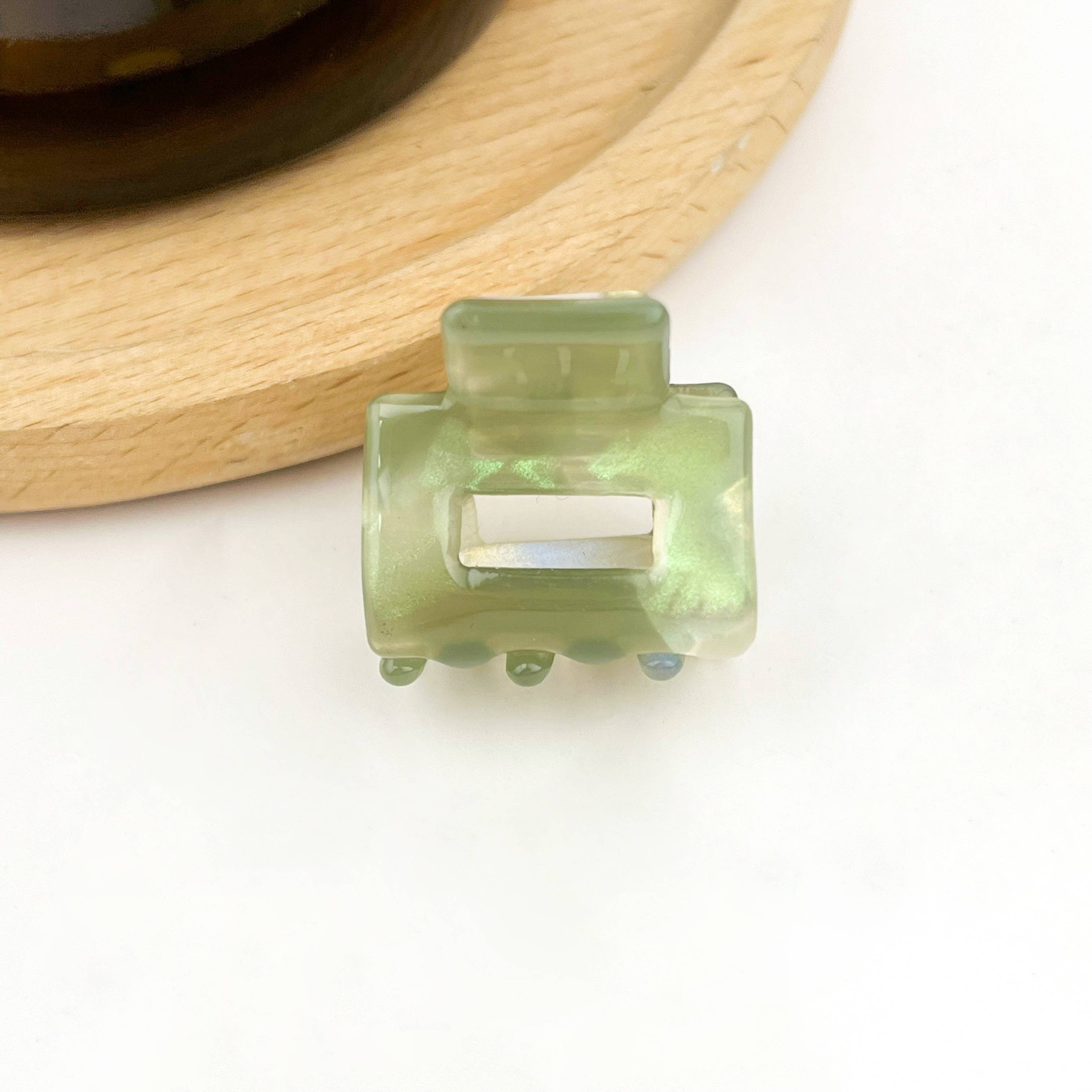 TheDivaSoap - Wholesale Hair Clip - Women's - 0.98'' Acetate Colorful Mini Square Hair Claw Clip9