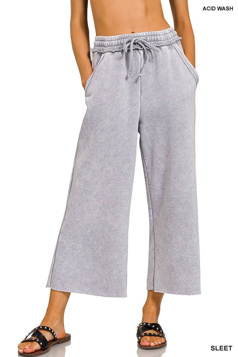 42POPS - Wholesale Lounge Sweatpants/Joggers - Women's - `.Snow Wash Fleece Sweatpants With Pockets32