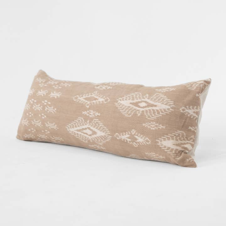 BHD HOME - Wholesale Lumbar pillow - Kilim Ikat Morinda Caramel Long Lumbar Cushion 35 x 90cm1