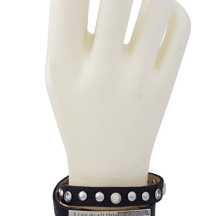 Axesoria West - Wholesale Bangle Bracelet - Prepack of 3 : Double wrap Bracelet w. Bible Verses6