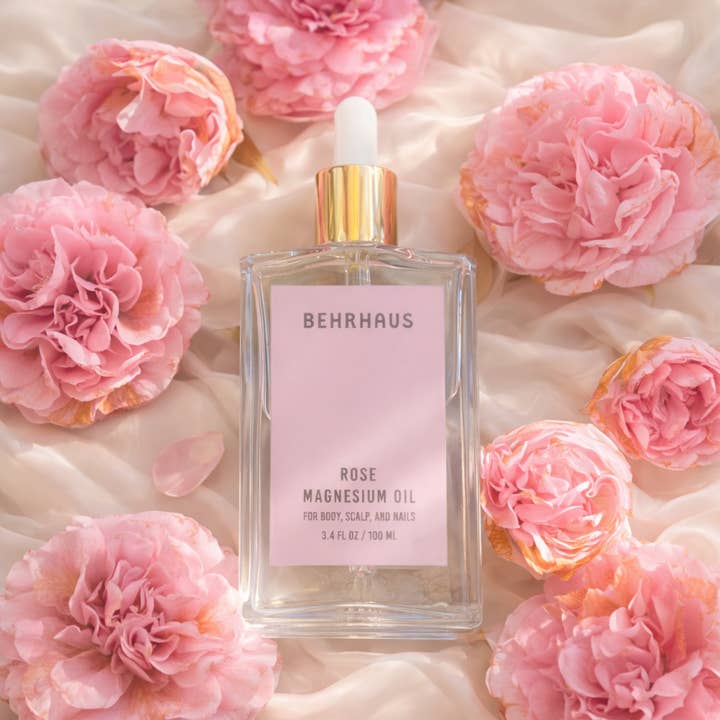 Rose Magnesium Oil for wholesale by Behrhaus