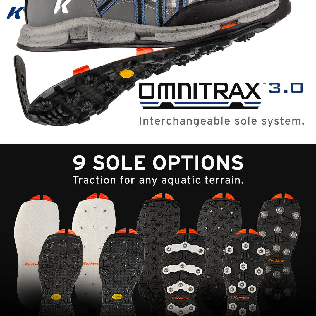 Korkers Products LLC - Wholesale Water Shoes - Men's - All Axis™ Shoe7