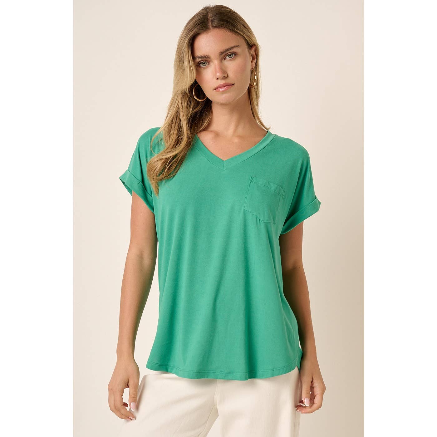 mittoshop – Engroshandel Strikket top - Dame – T9153 - DTY V-HALS MED 1 LOMMEDETALJE DOLMAN STRIKKET TOP12