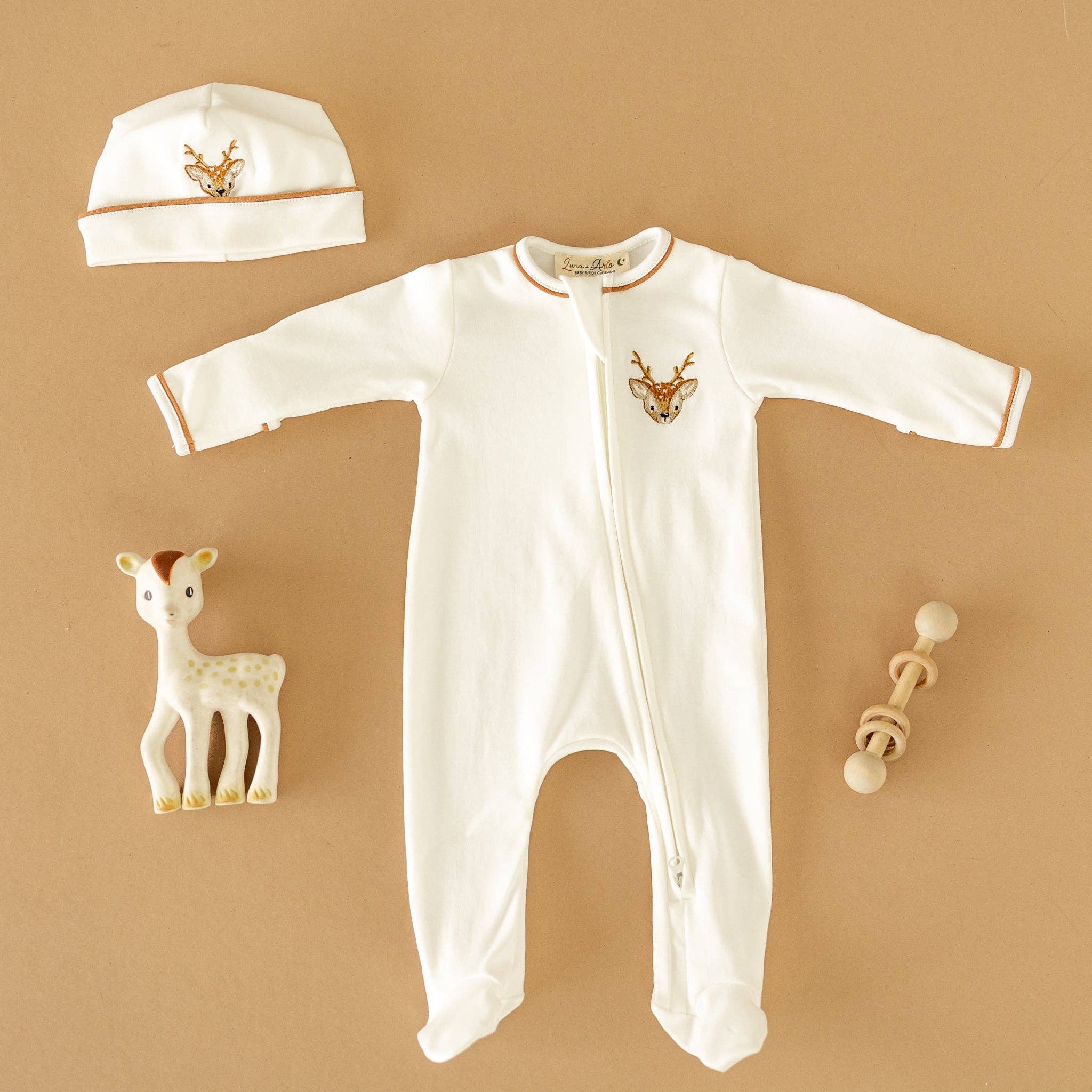 Magnolia Baby - Wholesale Jumpsuit - Baby - Buckhead Zip Footie4