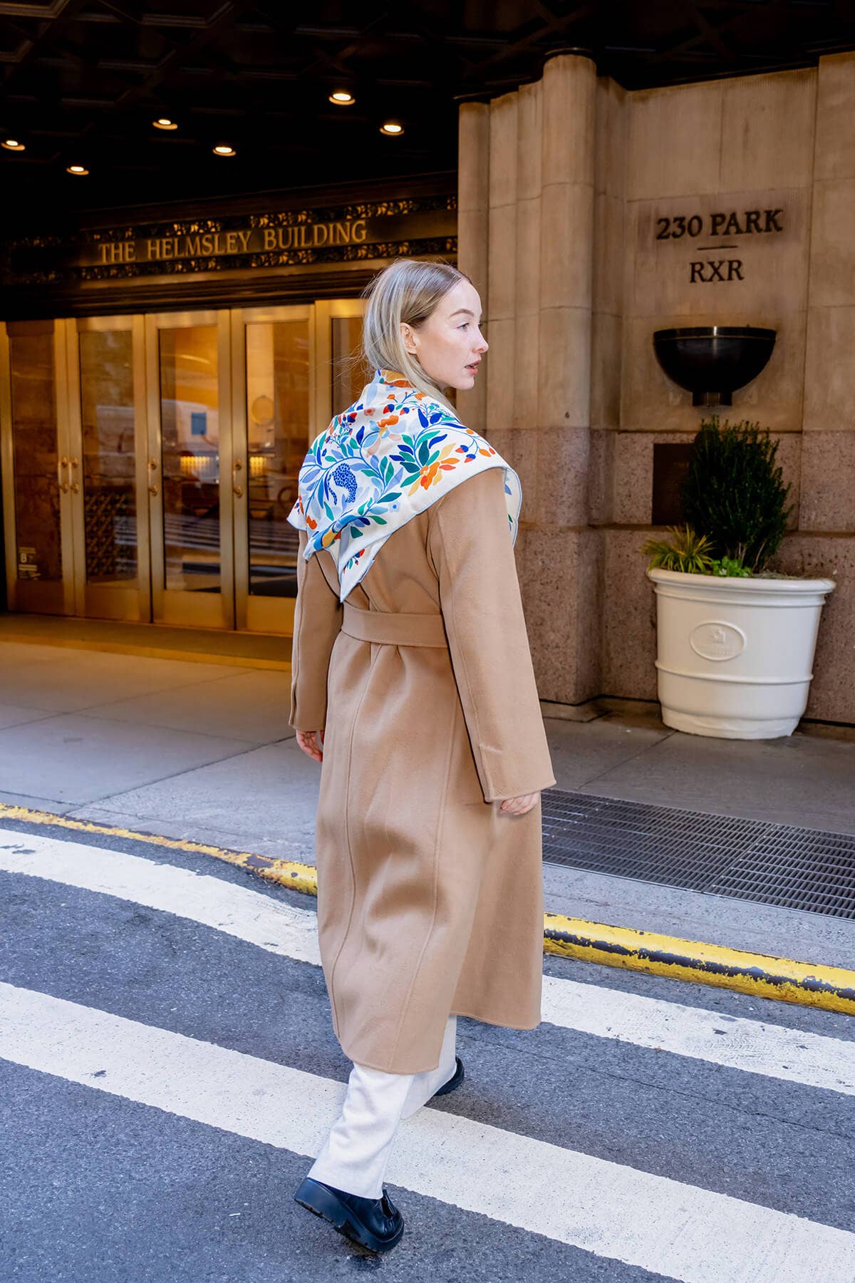 Jessie Zhao New York – wholesale Scarf – Women's – Double Sided Wool Silk Scarf Of Day Jungle Reverie5