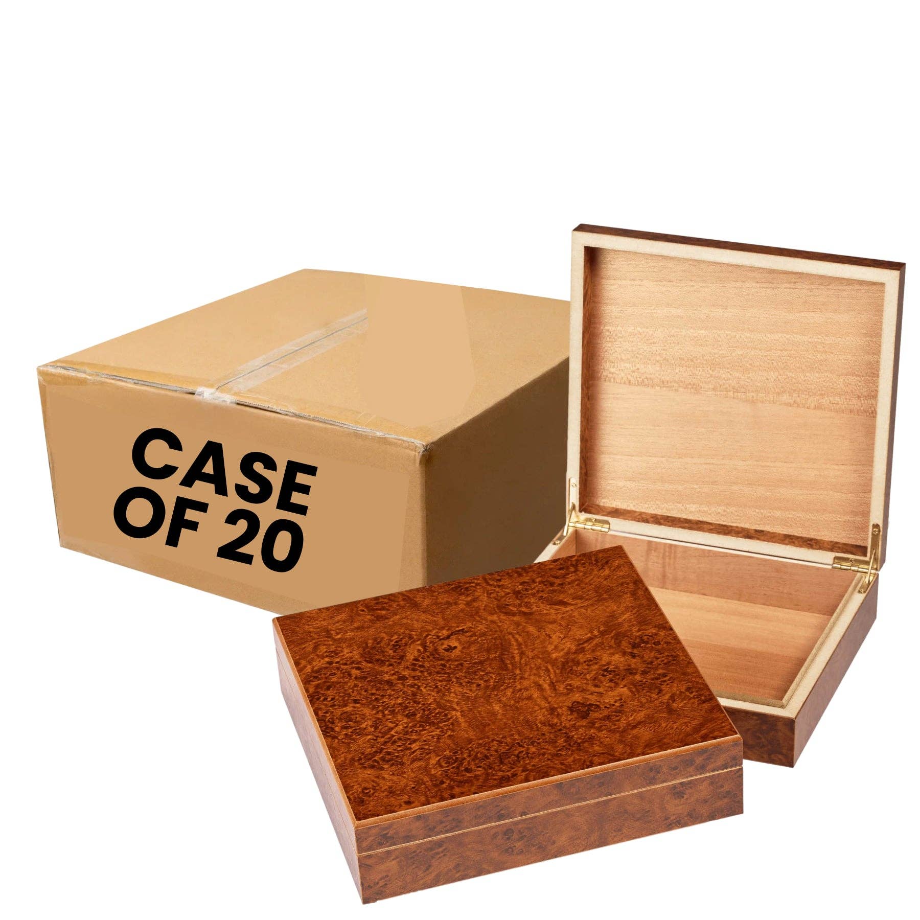 MakerFlo - Wholesale Decorative Box - Valet Box with Cedar Lining - Medium19