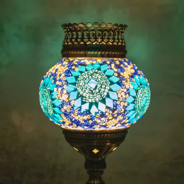 Gypsy Soul - Wholesale Oil Warmer - Handmade Turkish Mosaic Oil Warmer0