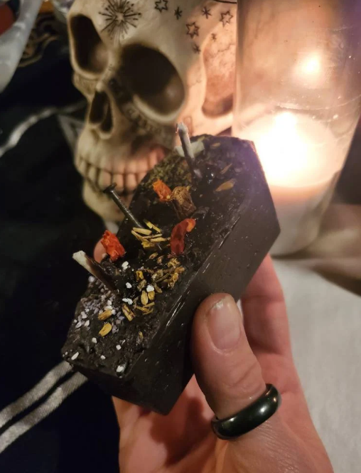 Spellerific - For All Your Witchy Needs! – wholesale Votive candle – D.U.M.E. SPELL CANDLE / Intention / Manifest/ Spell Candle1