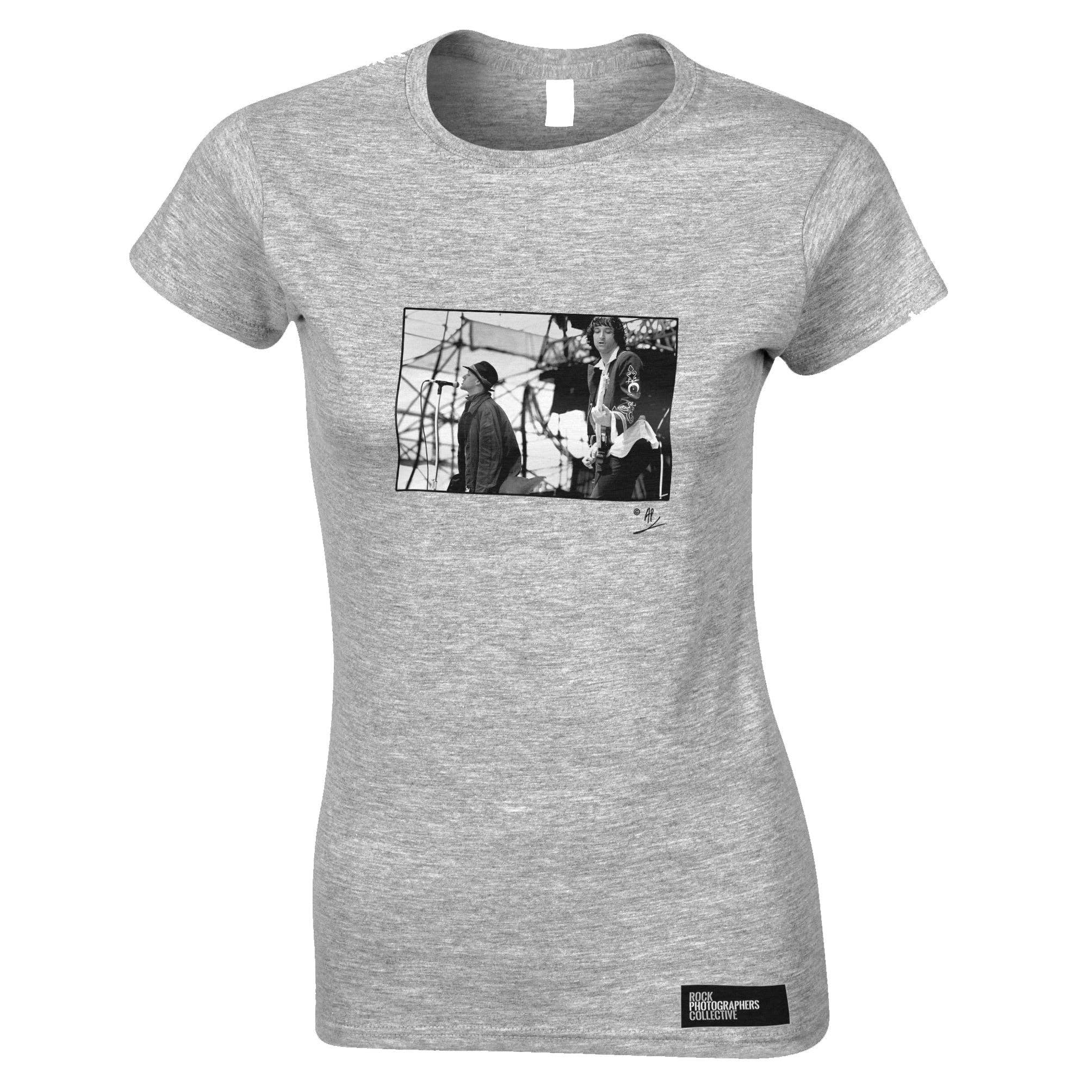 Rock Photographers Collective - Wholesale T-shirt (graphic) – women's - Michael Stipe and Peter Buckley REM live AP Women's T-Shirt3