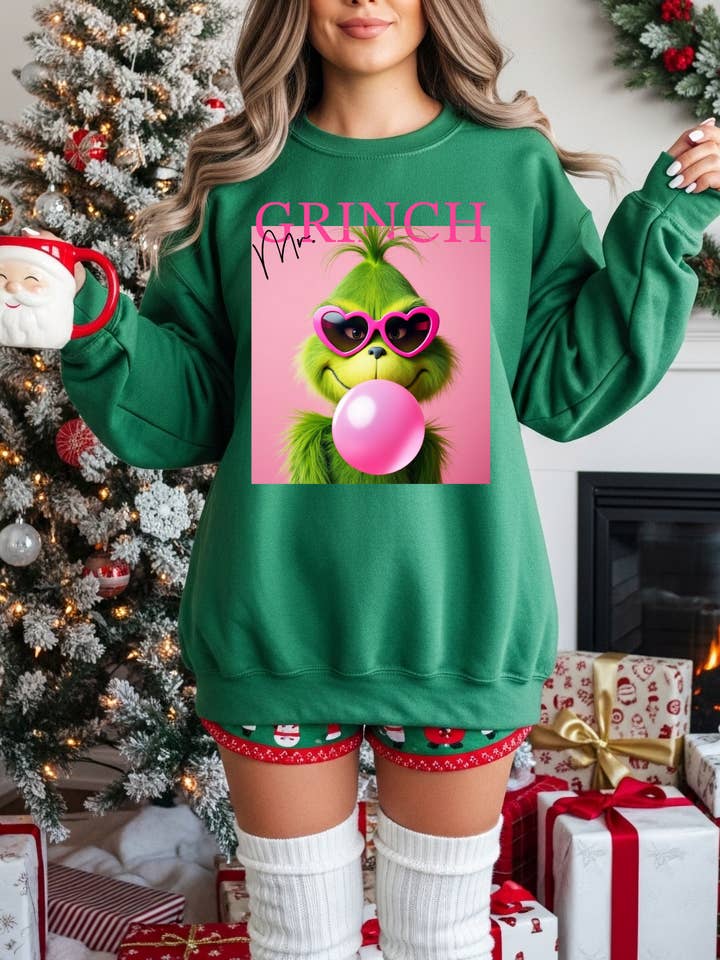 Mr.Grinch Sweater for wholesale by Spirit+Tribe