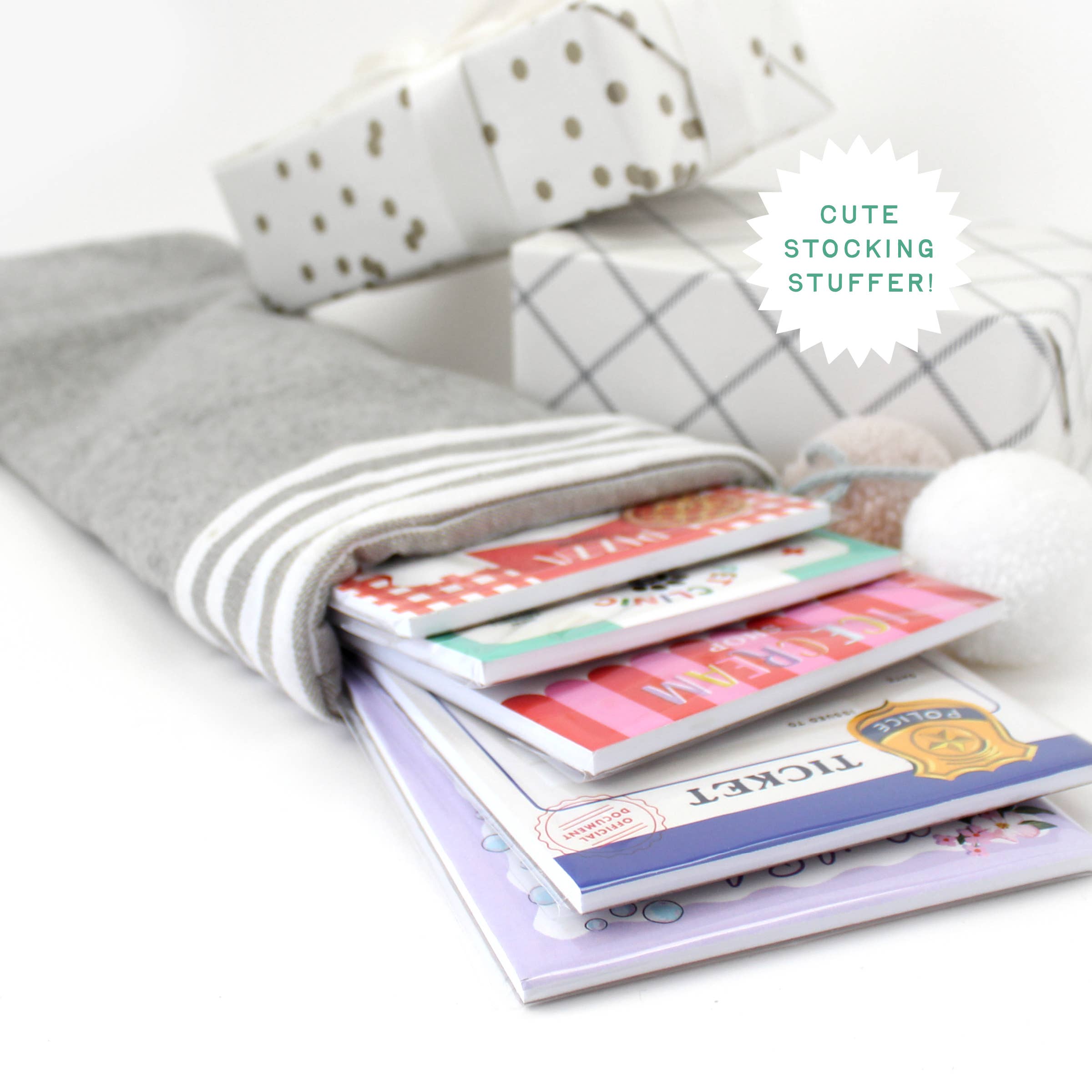 Inklings Paperie – wholesale Notepad – Inklings Tiny Town™ Play Notepad - Pizza Shop3