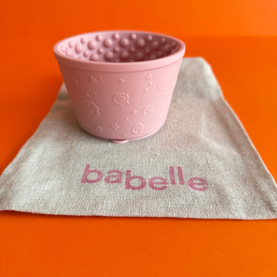 Babelle For Dogs – wholesale Pet bowl – Cat/dog – The Swirlie Lickbowl - Rose 3
