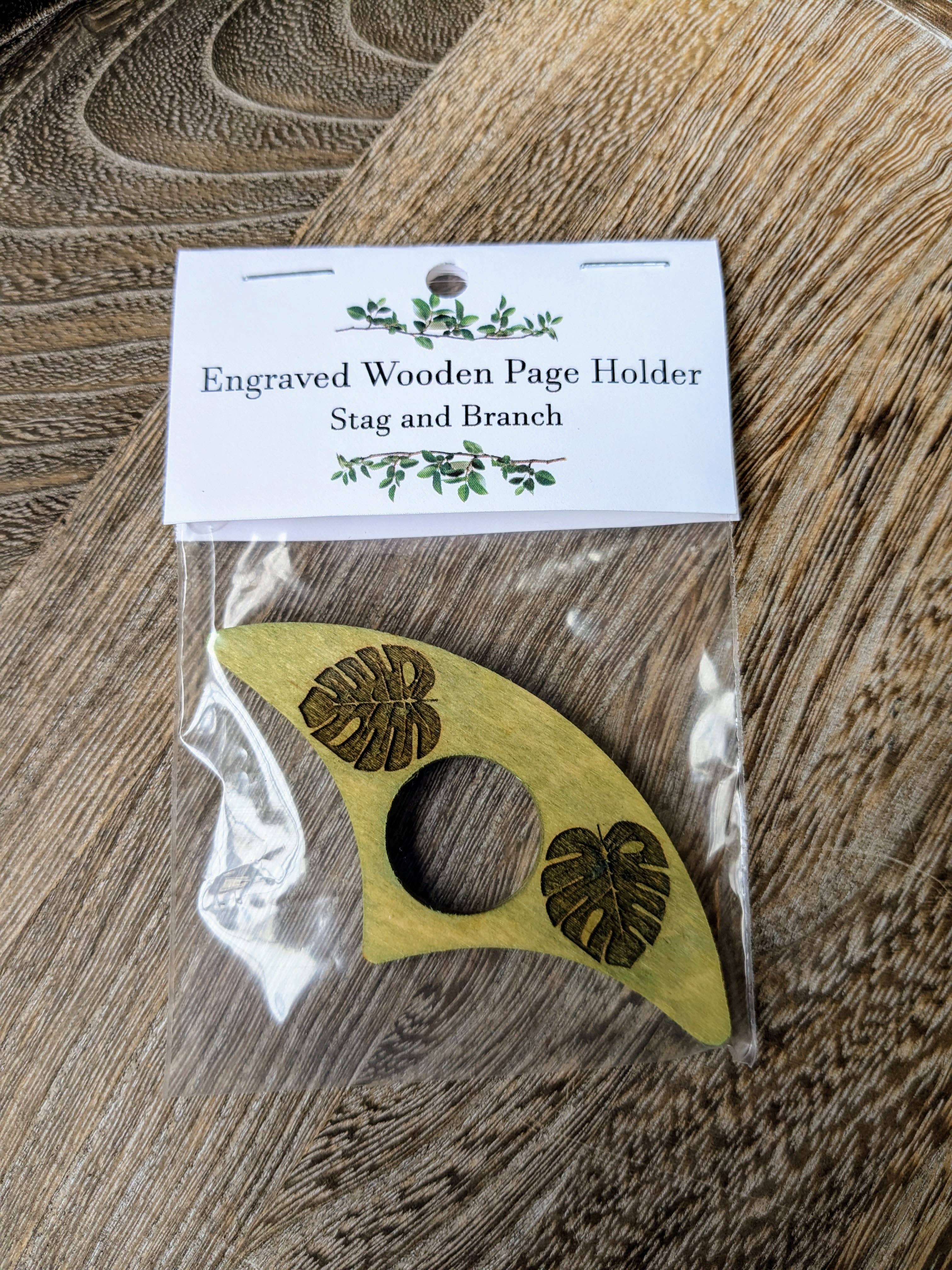 Stag and Branch - Vente Porte-livres - Porte-pages en bois | Quatre modèles différents13