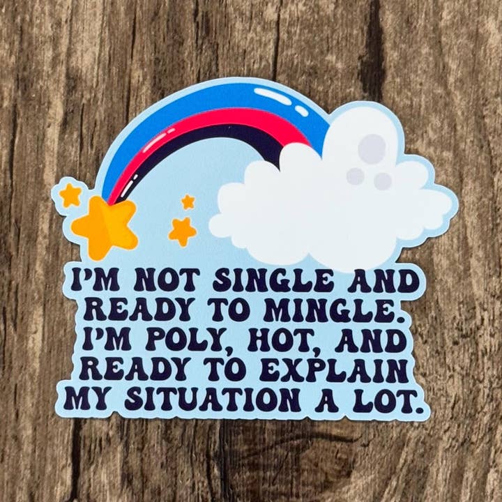 S&Y Brand Paper co. - Wholesale Sticker - Polyamory LGBTQIA Pride Polycule Sticker Set0