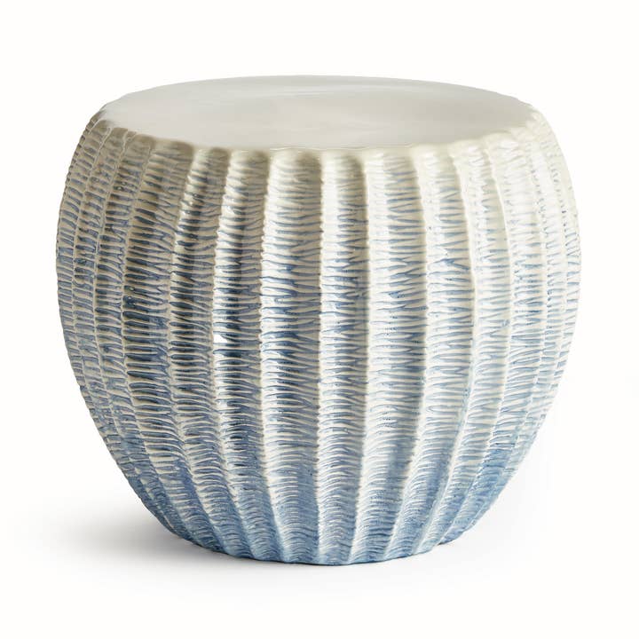 Priscilla Side Table, Blue for wholesale by Napa Home & Garden