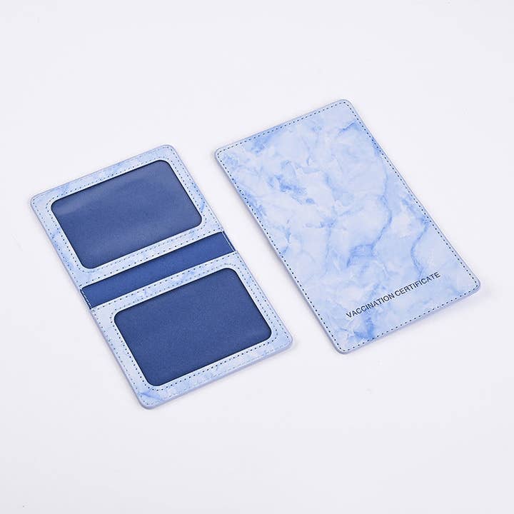 Ole - Wholesale Card Holder - Women's - Marbling Vaccine Card Holder HB159011
