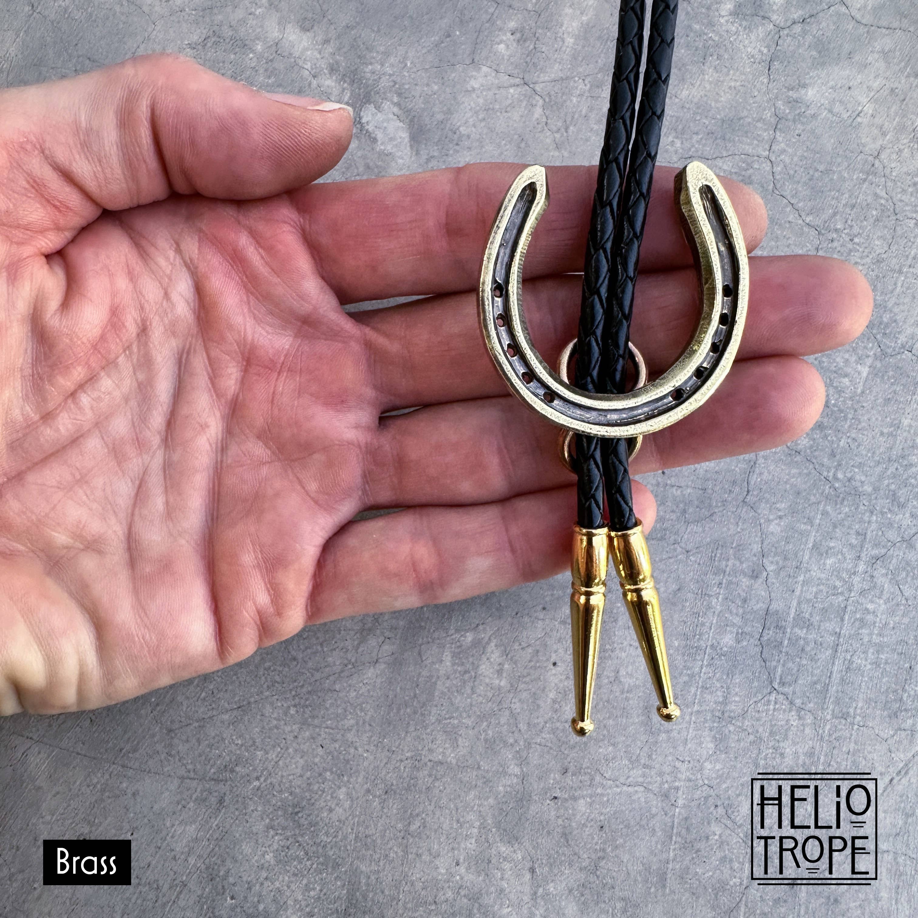 HELIOTROPE - Wholesale Pendant/Charm Necklace - Horseshoe Bolo Tie11