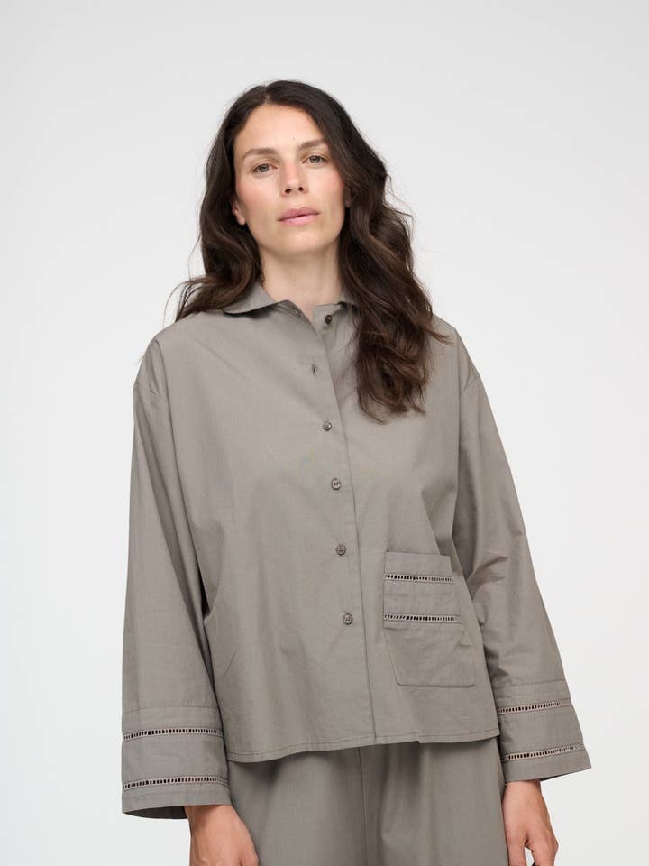 Flusshirt Popeline für den Großhandel von moshi moshi mind