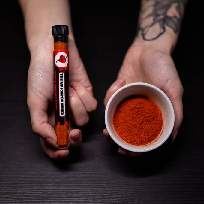 HOT-CHIP - Wholesale Dried Spice - TRINIDAD SCORPION MORUGA POWDER4