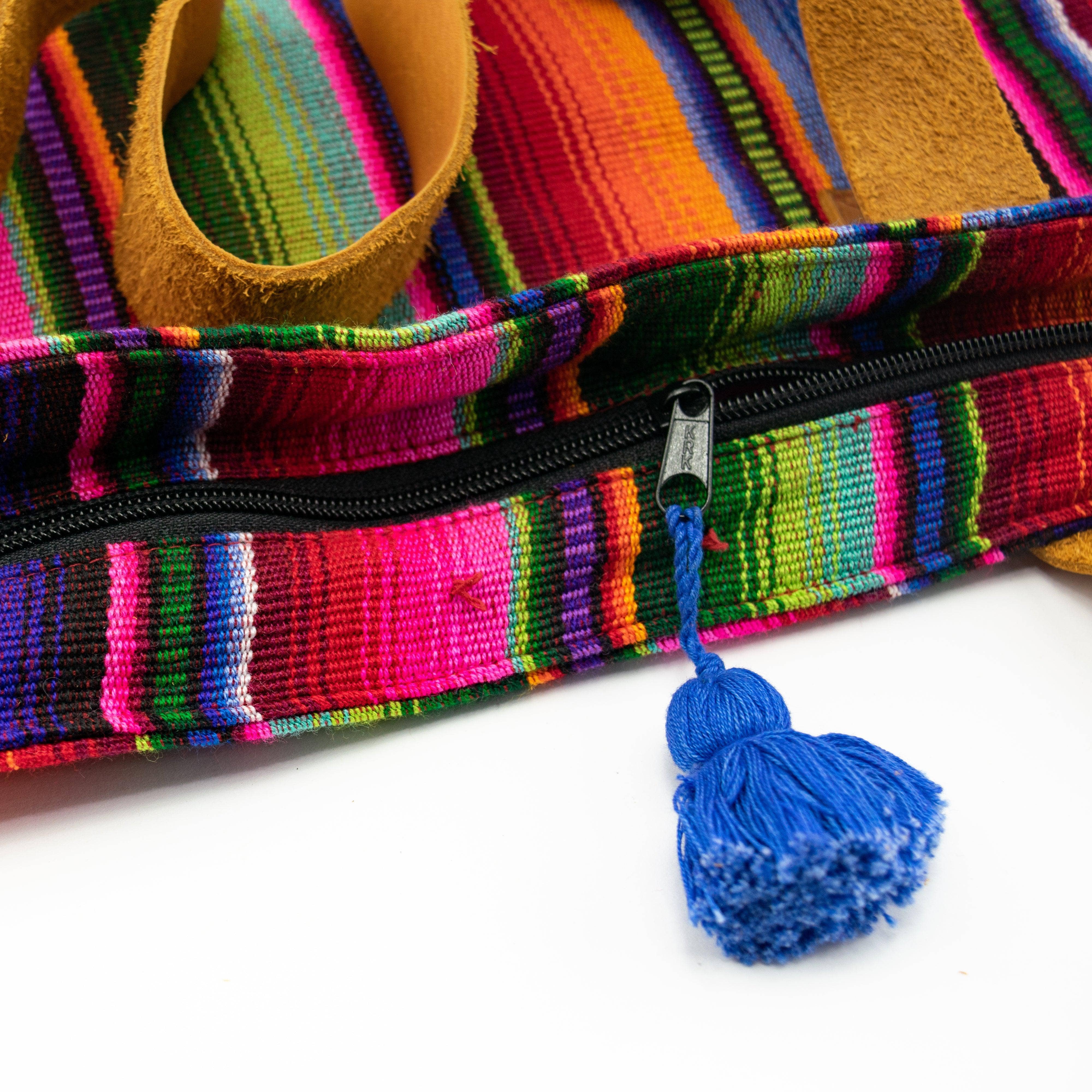 Lumily – Großhandel Tragetasche – Damen – Hacienda Stripe Nachhaltige Computer-Übernachtungstasche - Guatemala6