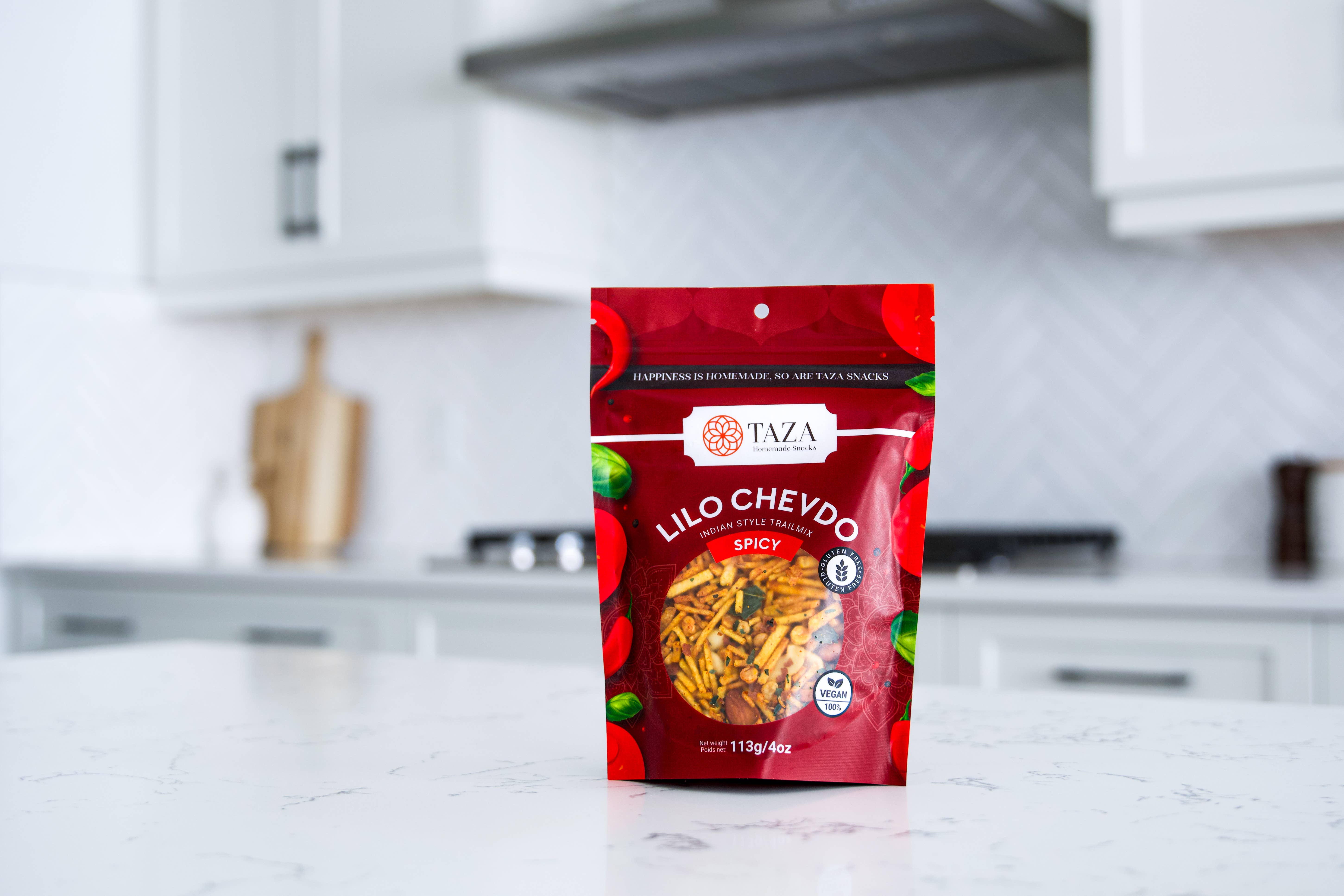 Taza Snacks - Wholesale Trail Mix - Spicy Lilo Chevdo - Indian Style Trailmix0