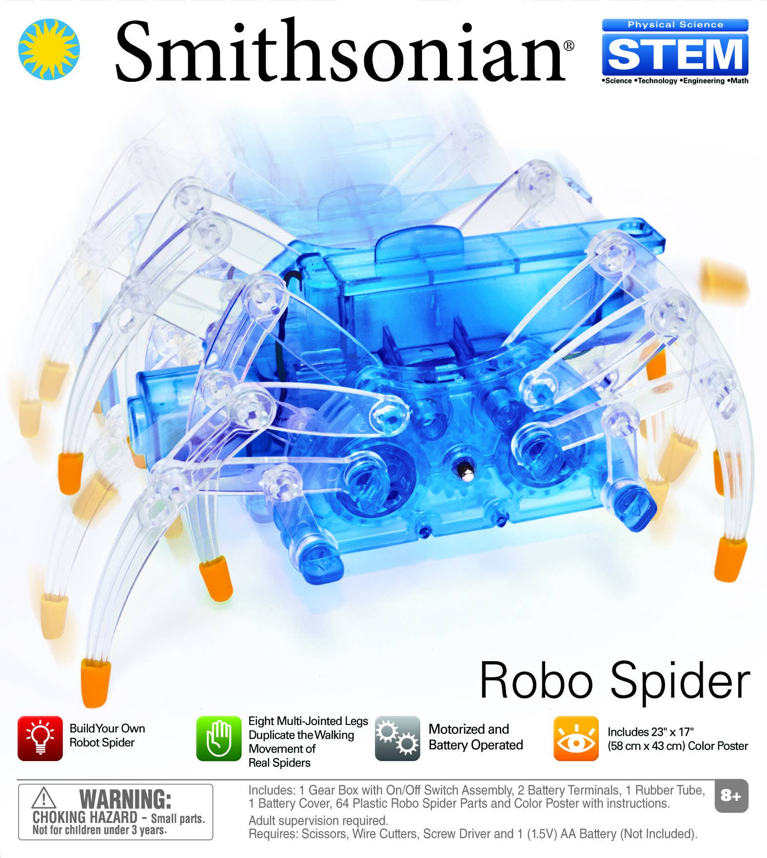 Toysmith - Wholesale Electronic Toy - Kids & Baby - Smithsonian Robo Spider1