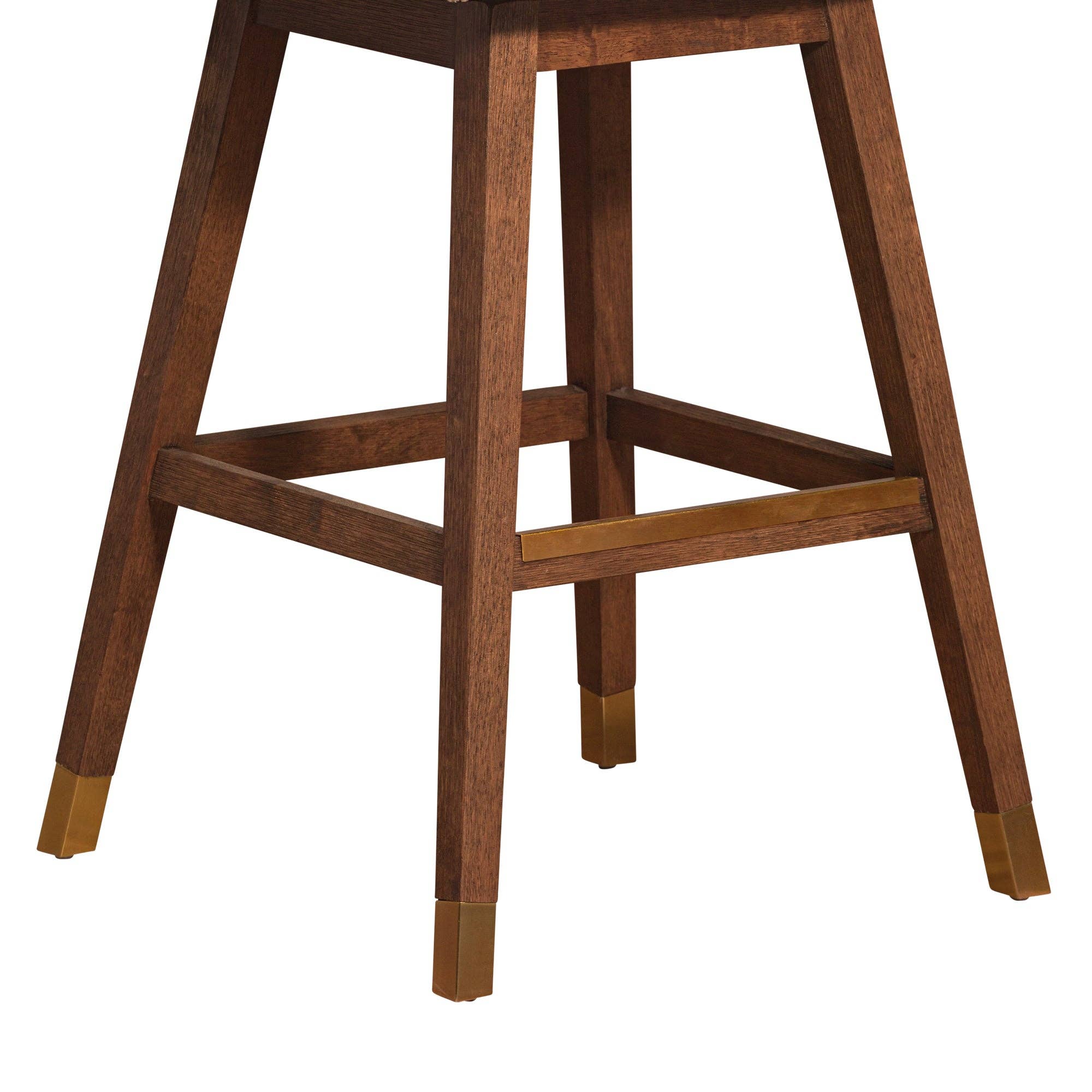 Armen Living - Wholesale Stool - Isabella Modern Upholstered Wood Swivel Barstool23