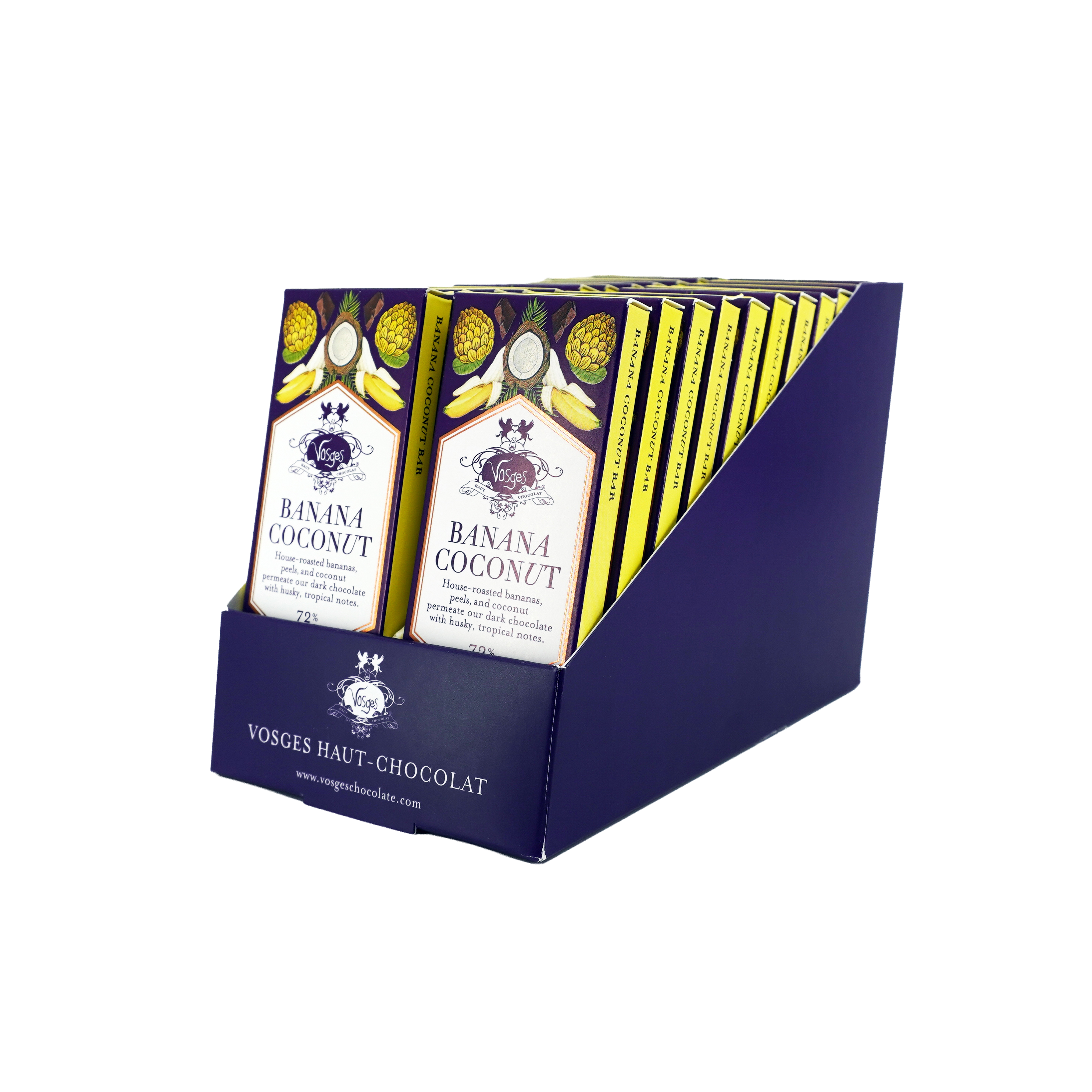 Vosges Haut-Chocolat - Wholesale Chocolate Bar - Mini Dark Chocolate Bar w/ Banana & Coconut - Gourmet3
