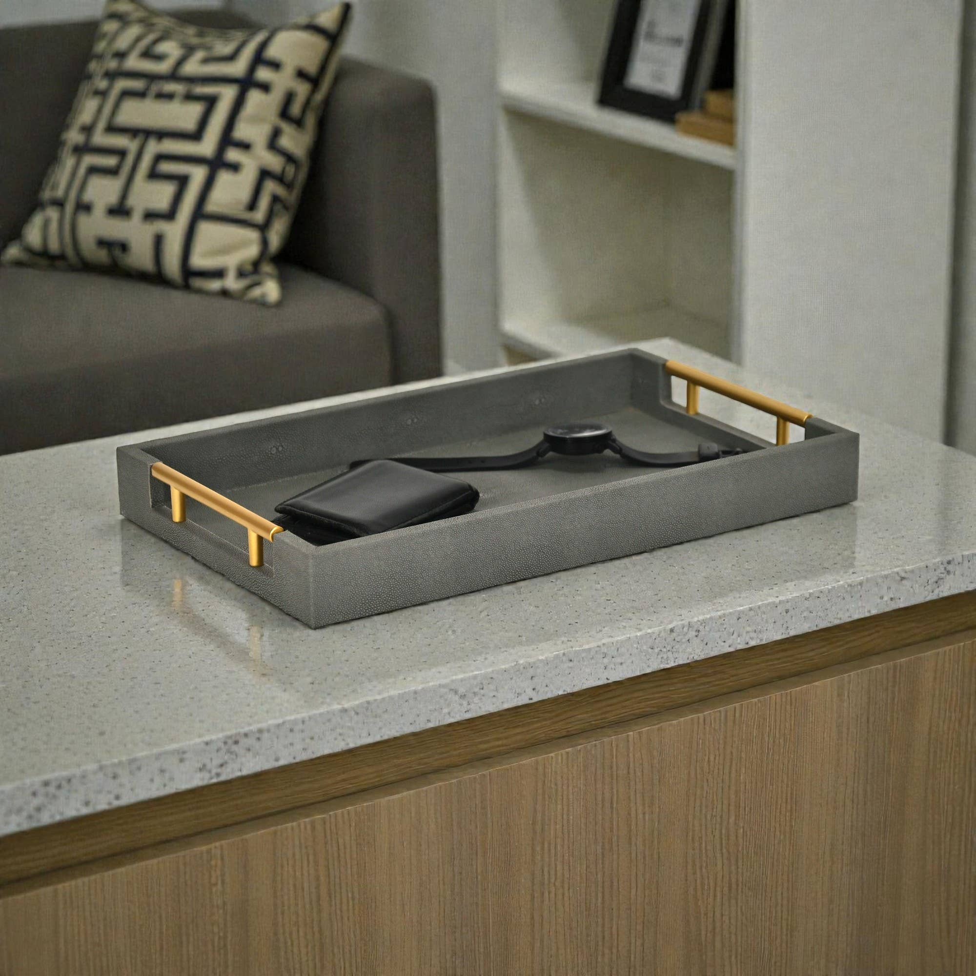 Cheungs Home Decor - Vendita all'ingrosso Vassoi decorativi - Vassoio in vinile Lusan40