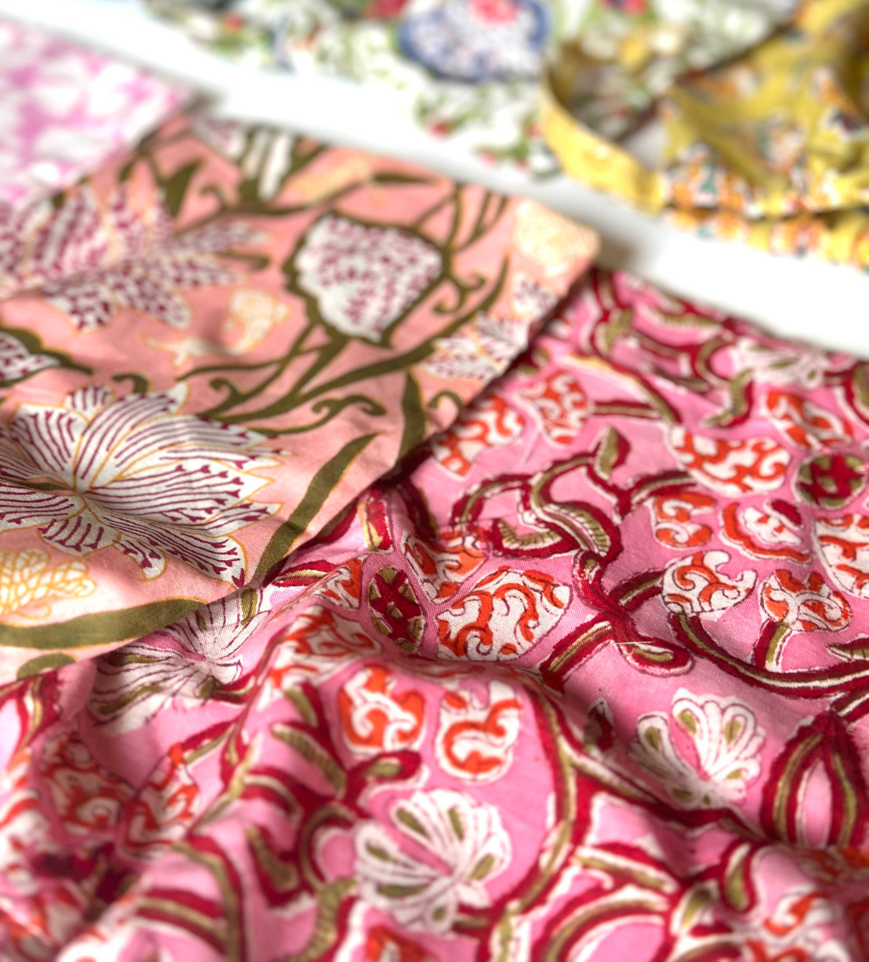 By The Sea Organics - Vente Pochette cadeau - Sacs Cadeaux en Tissu Imprimés à la Main6