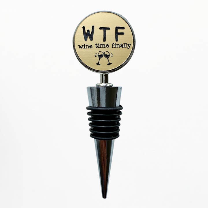 Funny Wine Stoppers For Bottles, Wine Lover Gifts, Handmade for wholesale by Jazzy Jade Designs