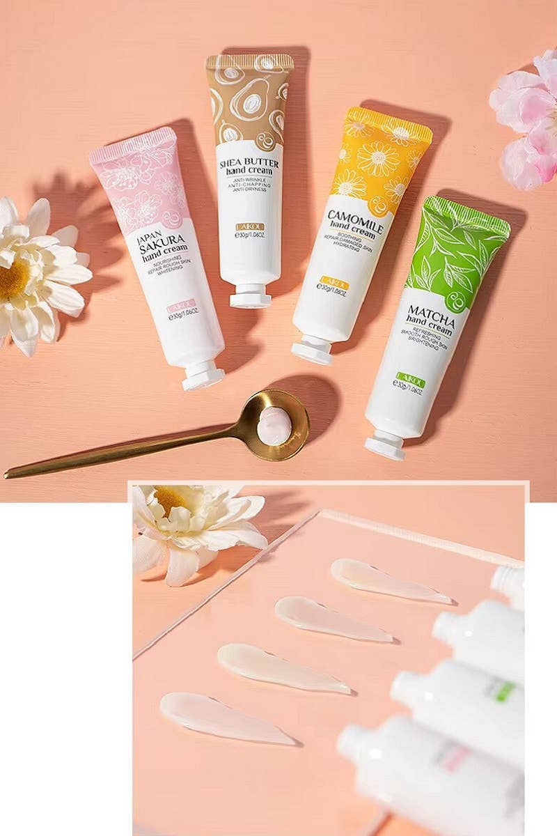 ASSORTED  ,.._ Moisturizing Hand Cream Set Of 4 (1set = $4) for wholesale on Faire16