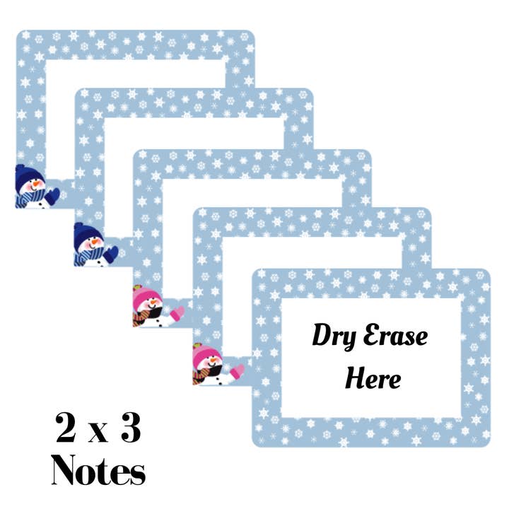 Note Fodeez® Festive Neve Bambini 2 x 3 - Confezione da 5 per la vendita all'ingrosso da parte di Fodeez® Frames