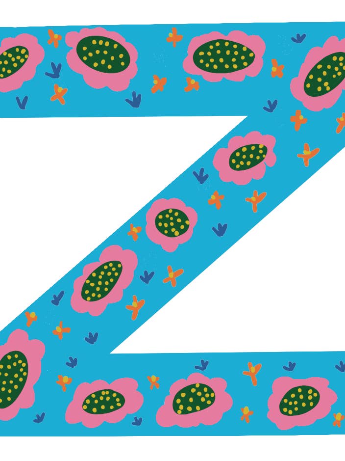 Alfabet Z klistermærke for engroshandel hos LadooLadoo