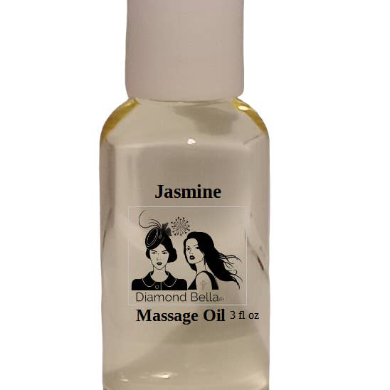 Olio da massaggio al gelsomino 3 fl oz per la vendita all'ingrosso da parte di Diamond Bella