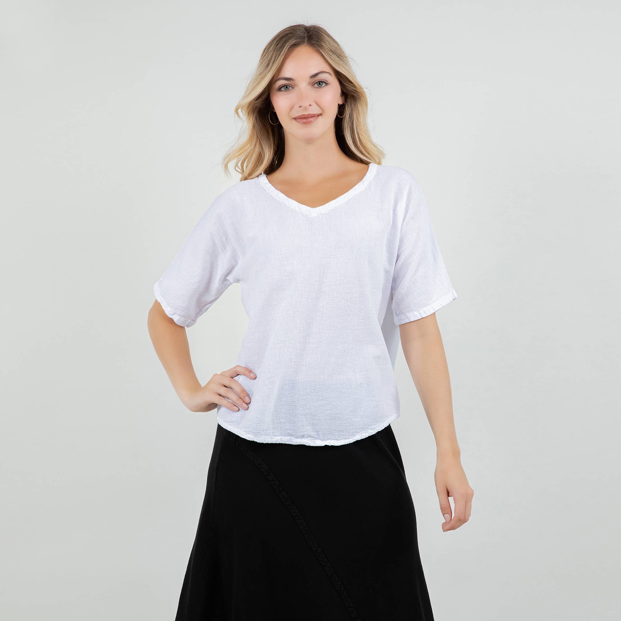 Cottonways – wholesale Blouse – Women’s – Mary Top 100% Cotton Gauze23