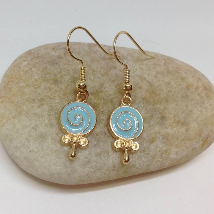 SimpleNGreat – Großhandel Ohrhänger – Lollipop-Ohrringe Funky Novelty Cute2