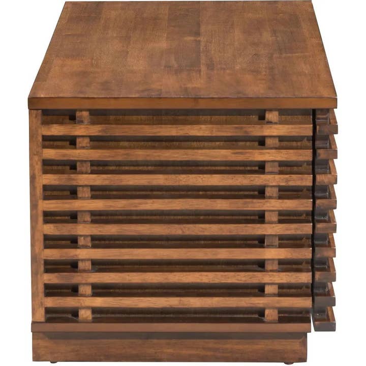 LOOMLAN - Wholesale Console Table - Linea Narrow Entertainment Stand Walnut