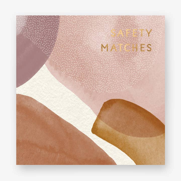 Decorative Matchbox – Abstract Brushstrokes for Fall Decor for wholesale by Frankie & Claude