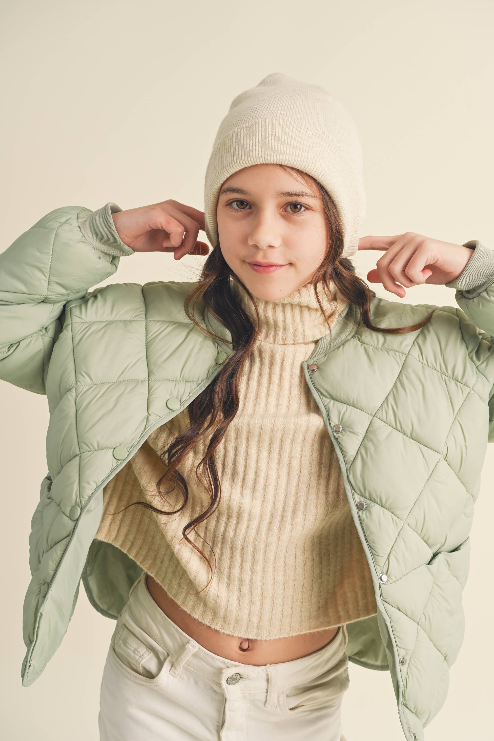 heart and arrow - Wholesale Puffer Jacket - Kids - TWEEN KIDS GIRLS QUILTED JACKET (7-14)5