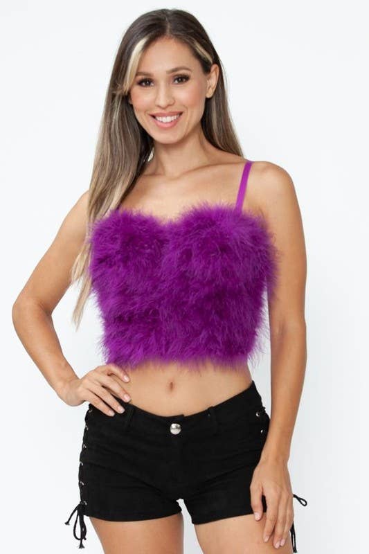 Lydia USA - Wholesale Bustier - Women's - Full Soft Fur Bustier14