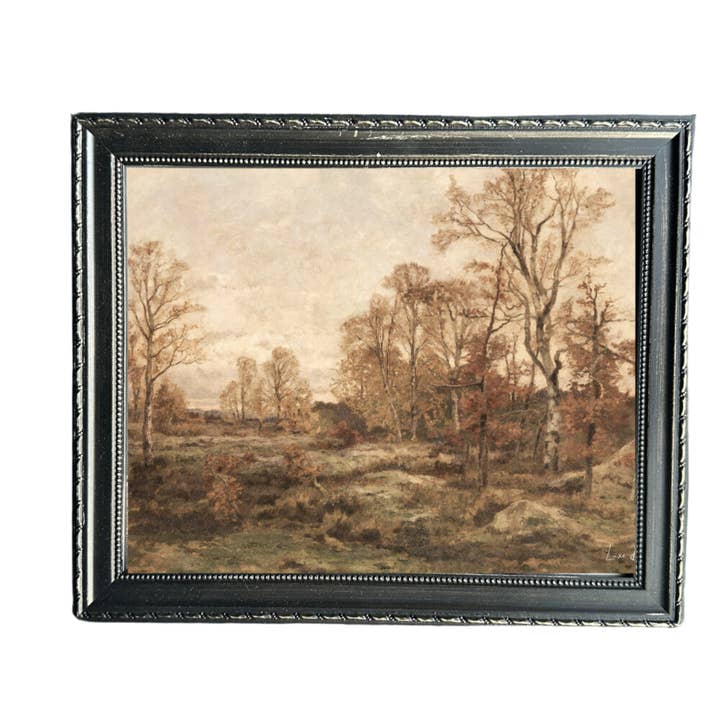 Fall Landscape | French Country Black Framed Art and other Purchase Wholesale fall art. Free Returns & Net 60 Terms on Faire trending on Faire.
