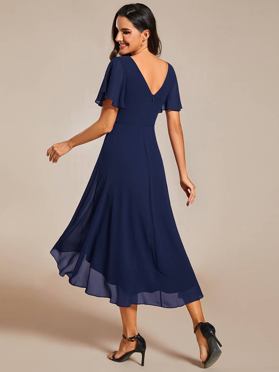Ever-Pretty – Großhandel Kleid – Damen – Chiffonkleider mit plis­sierten Rüschen für Hochzeitsgäste26