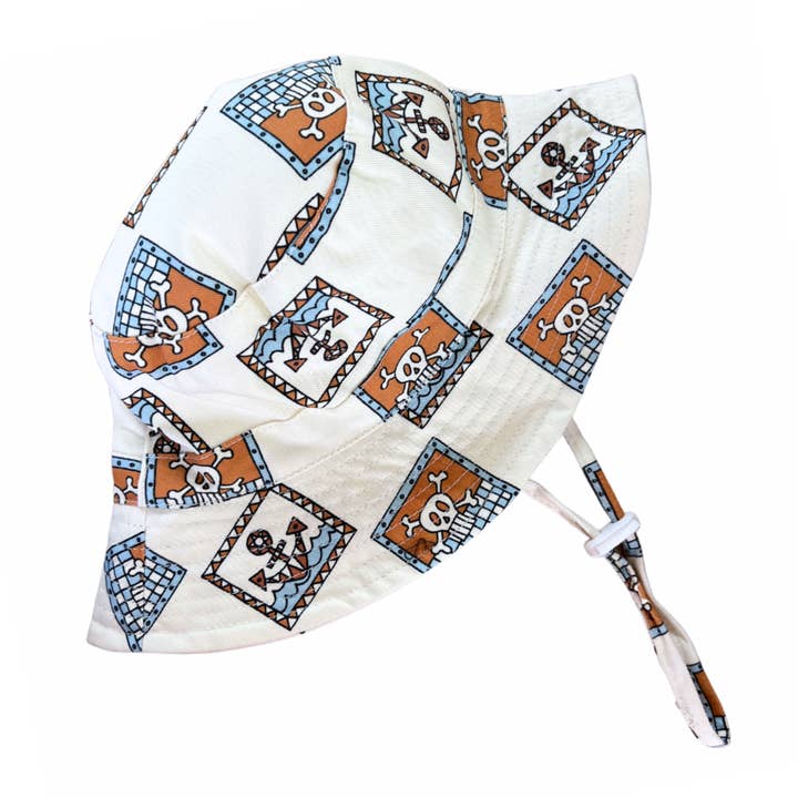 Kinnder - Wholesale Bucket Hat - Kids - Salty Checkers Cotton Bucket Hat