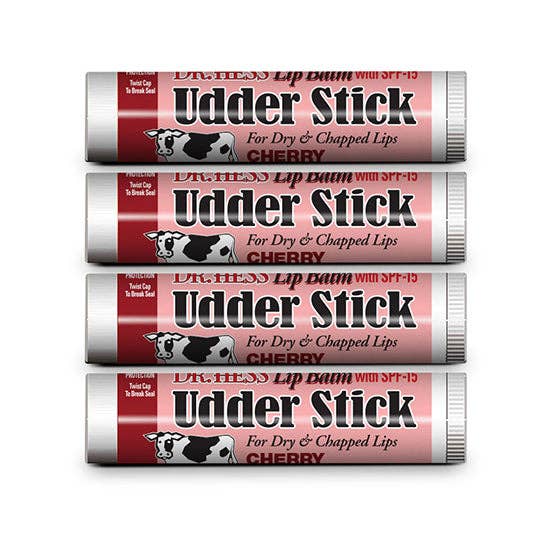 Dr. Hess - Wholesale Lippenbalsem - Dr. Hess Udder Stick Lippenbalsem, Kers, 4 Stuks0